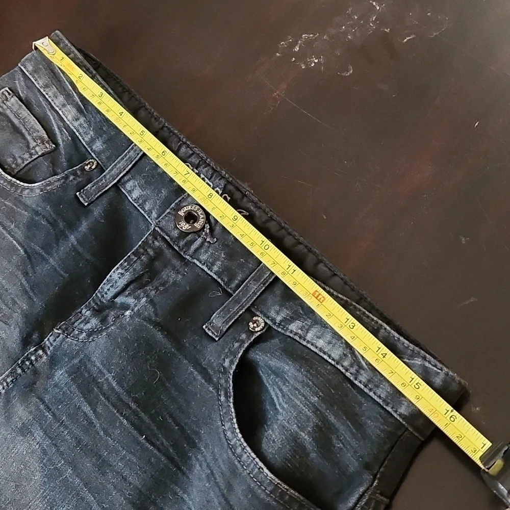 Guess jeans black mini skirt size 26